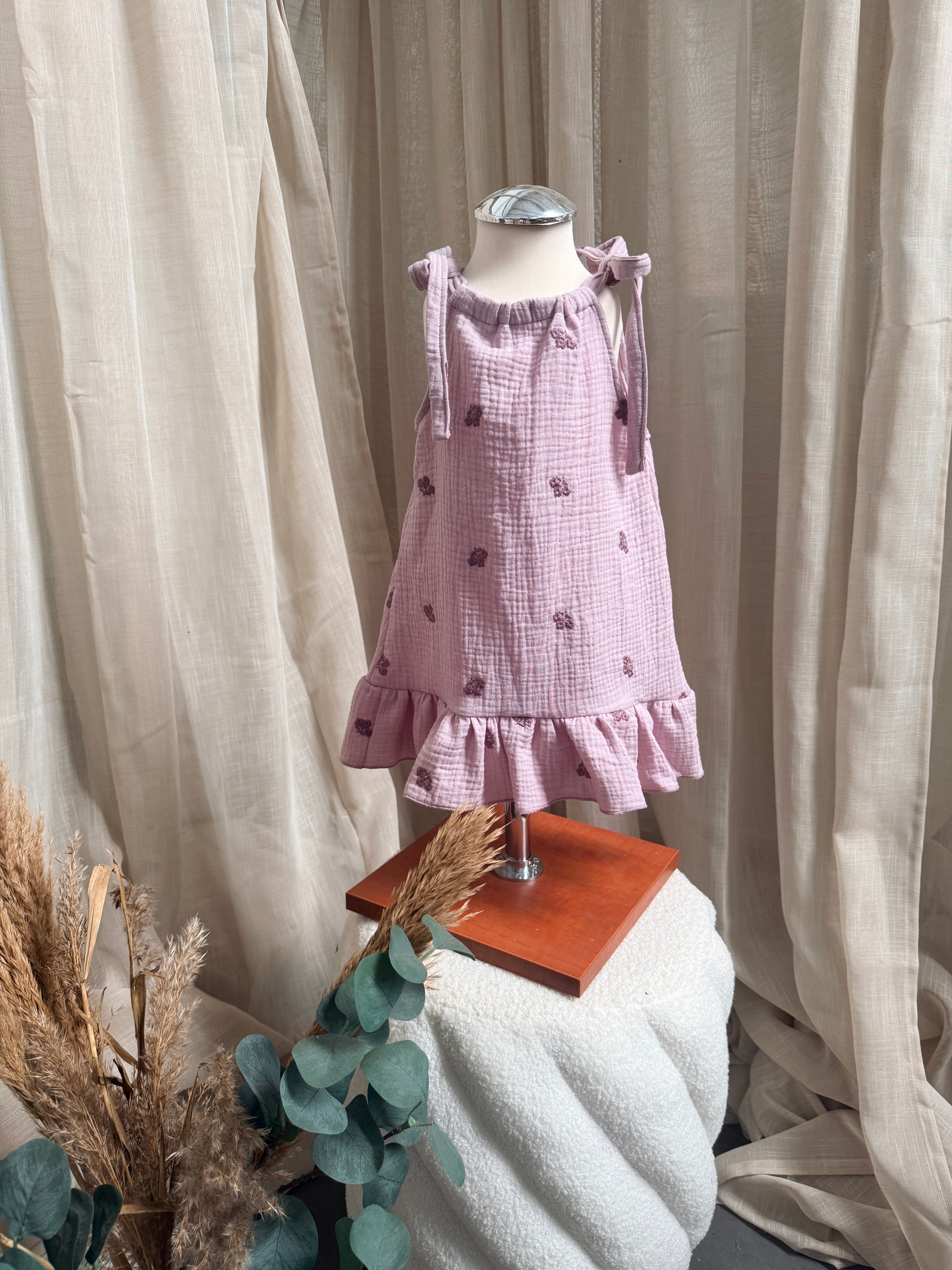 Summer dress - Lilac flowers